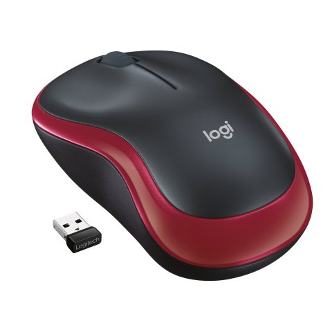 Mouse Logitech Wireless M185 Red P n 910-002237