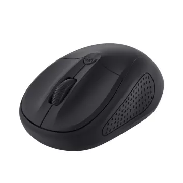 Mouse Trust Wireless Primo 4 Botones Y Rueda Desplazamiento 1000-1600dpi Color Negro 24794