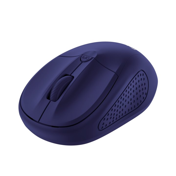 Mouse Trust Wireless Primo 4 Botones Y Rueda Desplazamiento 1000-1600dpi Color Azul 24796