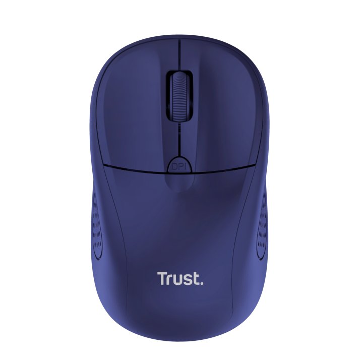 Mouse Trust Wireless Primo 4 Botones Y Rueda Desplazamiento 1000-1600dpi Color Azul 24796