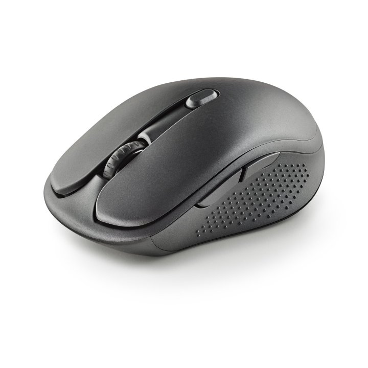 Mouse Ngs Wireless Evo Rust Black Recargable Con Teclas Silenciosas Negro