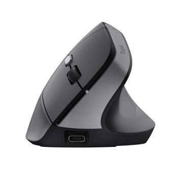 Mouse Trust Wireless Ergo Bayo Ii 25145 Rf 2.4 Ghz Dpi Ajustable 800-2400ppp 6 Botones Carga Usb-c 2