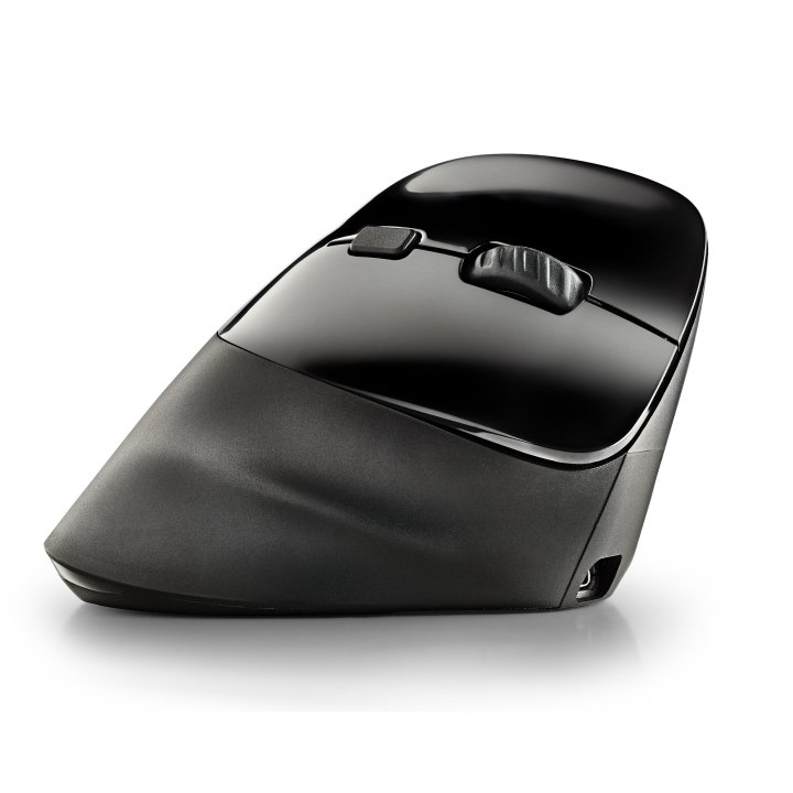 Mouse Ngs Wireless Ergo Evo Moksha Color Negro Recargable Usb-c 2400 Dpi Botones Silenciosos