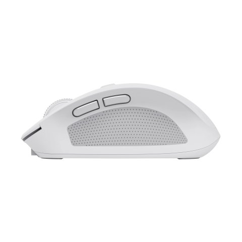 Mouse Trust Wireless Y Bluetooth Ozaa 24933 Blanco Recargable- Sensor Optico - 6 Botones - 800 1600 3200dpi - Receptor Usb-a 