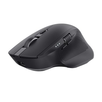 Mouse Trust Wireless Y Bluetooth Ozaa+ 24820 Negro Multidespositivo Recargable- Sensor Optico - 6 Botones - 800 1600 3200dpi 