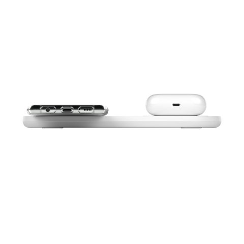 Base De Carga Inalámbrica Doble Belkin Wiz002vfwh 10w Boost Charge Color Blanco