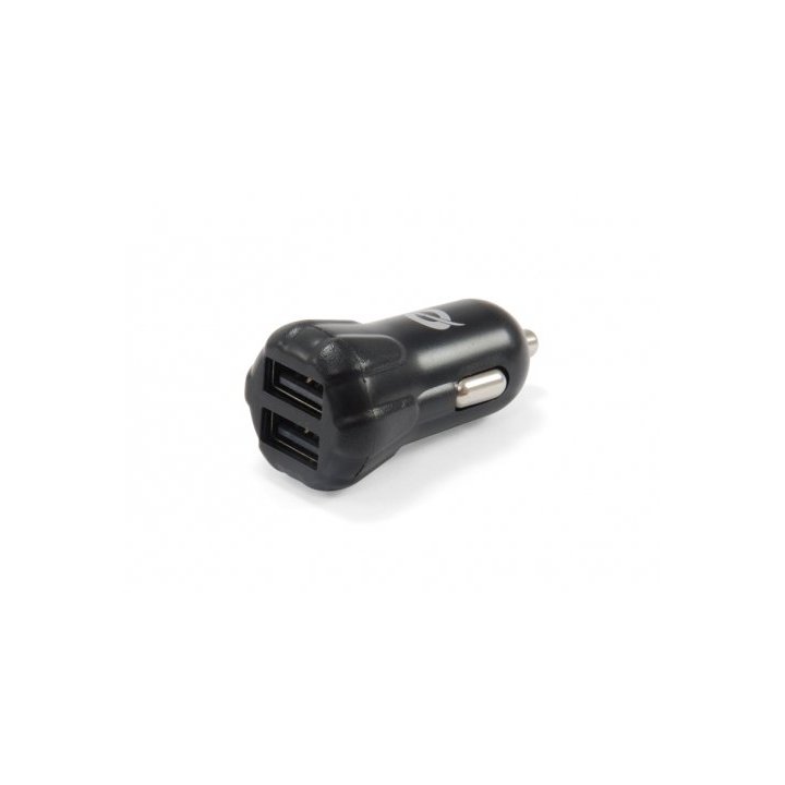 Cargador De Coche Conceptronic 5v 2xusb Para Coche 12 24v + Soporte Smartphone Toma Ventilacion Cusbcar2akit