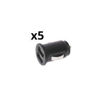 Cargador De Coche Nortess Kit 5 Unidades Usb 2.4a 2...
