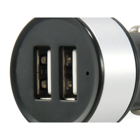 Cargador De Coche Conceptronic 5v 2xusb Para Coche 12 24v C05-219