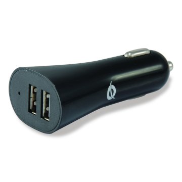 Cargador De Coche Conceptronic 5v 2x Usb Para Coche 12 24v 4.2a