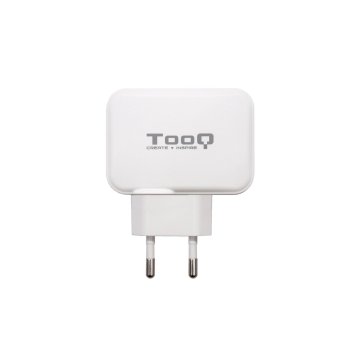 Cargador De Pared Tooq Tqwc-2s02wt Usb-c+usb-a 4.8a (27w) Total Color Blanco 2