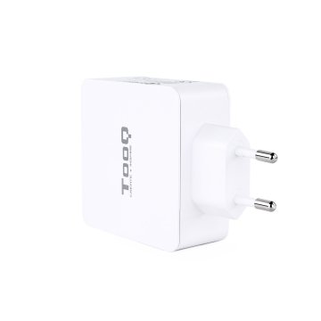 Cargador De Pared Tooq Tqwc-2s03wt Usb-c Pd + Usb A Qc3.0 Blanco 2