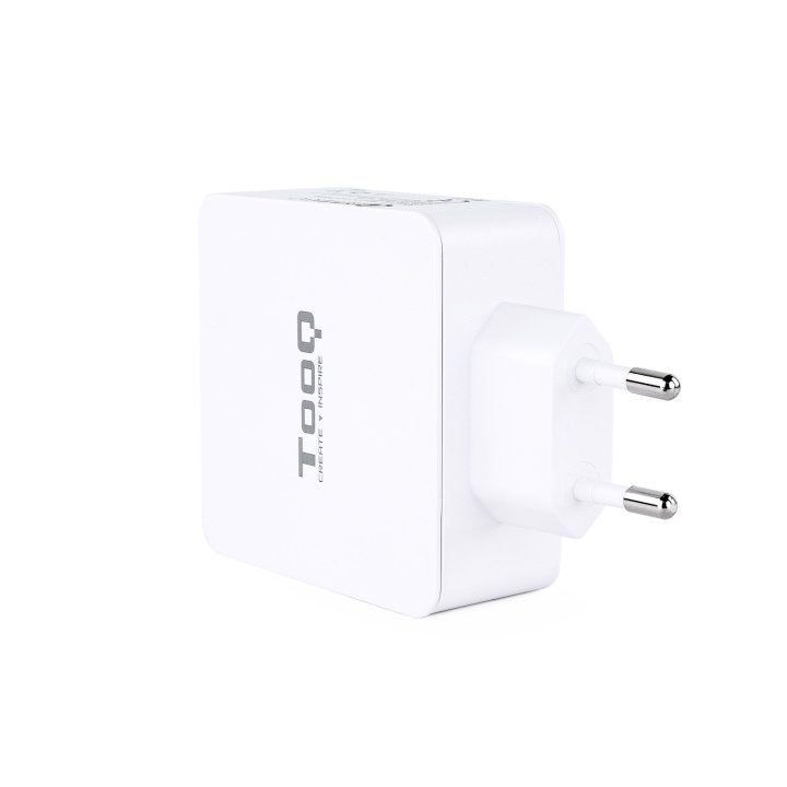 Cargador De Pared Tooq Tqwc-2s03wt Usb-c Pd + Usb A Qc3.0 Blanco