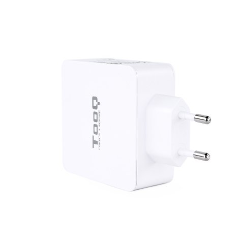 Cargador De Pared Tooq Tqwc-2s03wt Usb-c Pd + Usb A Qc3.0 Blanco