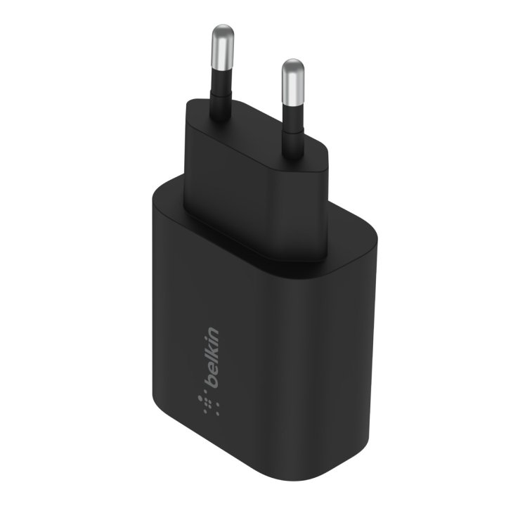 Cargador De Pared Belkin Wca004vfbk Boost Charge Usb-c 25w Color Negro