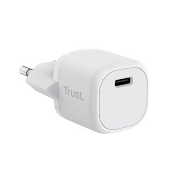 Cargador De Pared Trust 25205 Usb-c 20w Compatible Pd Y Pps 3a Color Blanco 2
