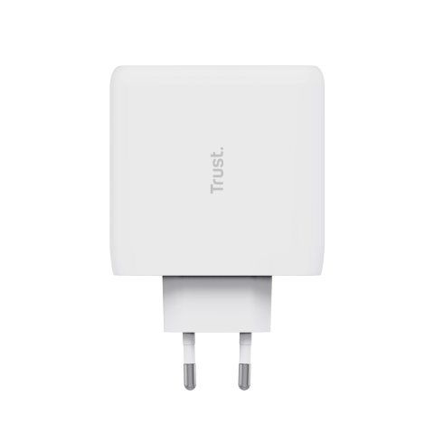 Cargador De Pared Trust 25140 Usb-c 100w Compatible Pd Y Pps 5a Color Blanco Incluye Cable Usb-c A Usb-c 2m