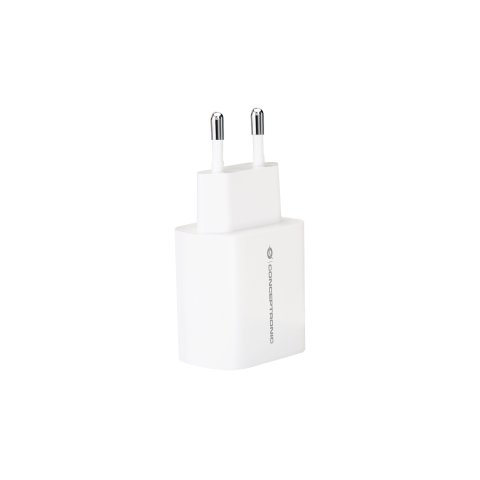 Cargador De Pared Conceptronic Usb-c 20w Pd 3.0 Color Blanco
