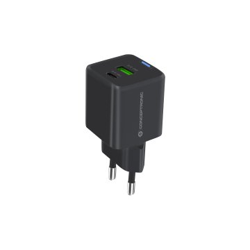 Cargador De Pared Conceptronic Usb-c X1 Usb-ax1 Quickcharge 3.0 Gan Pps 20w Color Negro 2