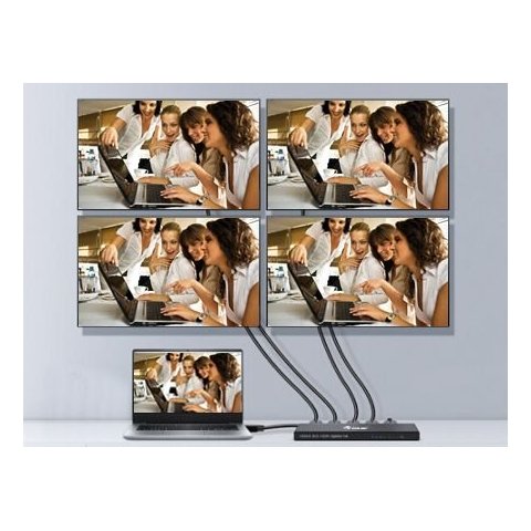 Splitter Hdmi 2.0 Ultraslim 4 Puertos Equip