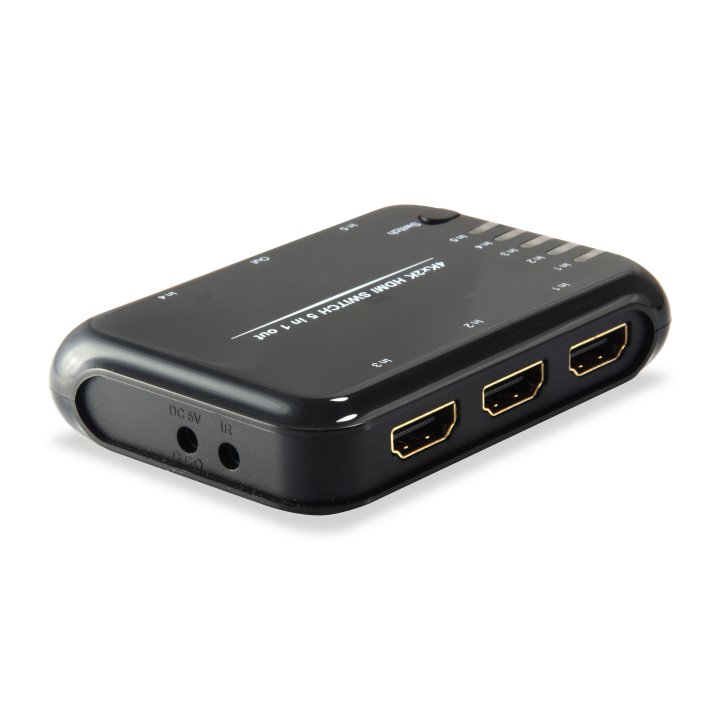 Switch Hdmi Equip 5 Entradas 1 Salida Hdmi 1.4a 4k Dts-hd Con Mando