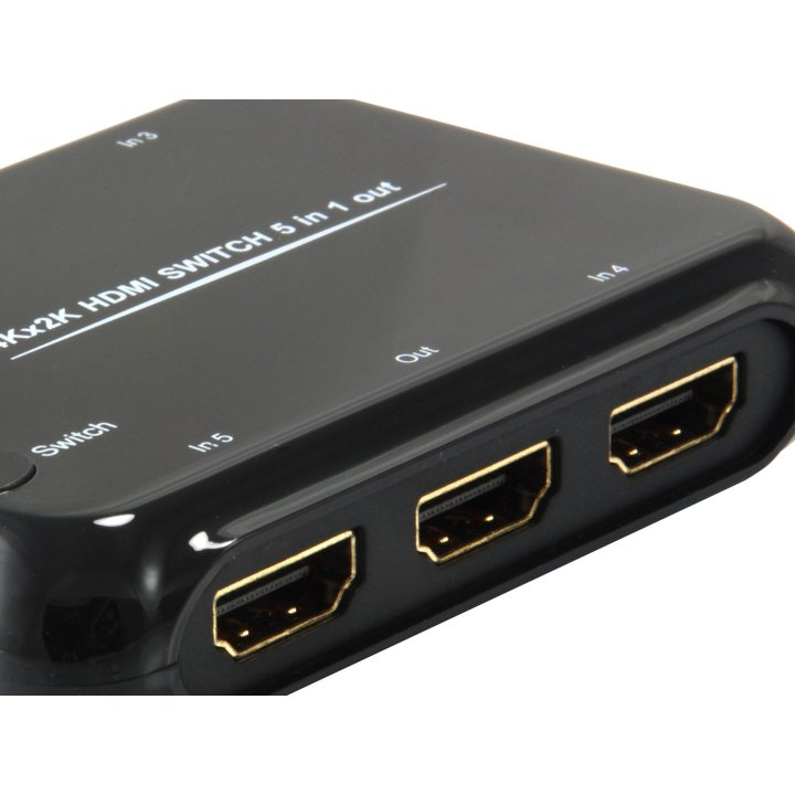 Switch Hdmi Equip 5 Entradas 1 Salida Hdmi 1.4a 4k Dts-hd Con Mando