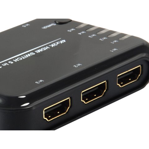 Switch Hdmi Equip 5 Entradas 1 Salida Hdmi 1.4a 4k Dts-hd Con Mando