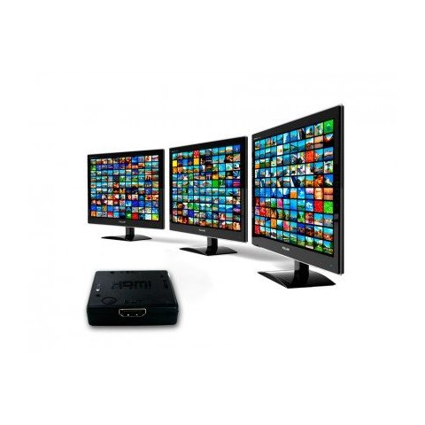 Adaptador Switch Hdmi 3 Puertos 1080p 4k Approx Appc28v2