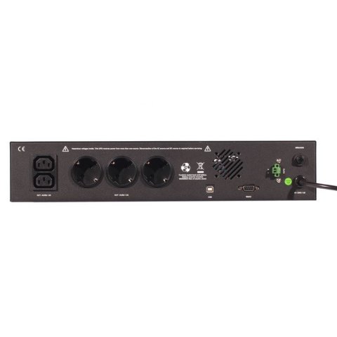 Sai Riello I-dialog Rack 60 - 600va   360 W Offline 3 X Shucko + 2 Iec