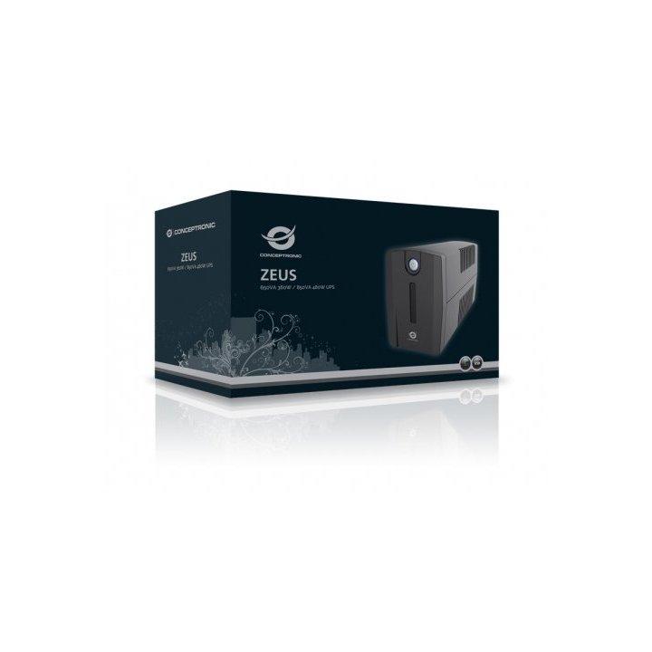 Sai 650va Conceptronic 360w 3 Iec Proteccion Puerto Lan Modem