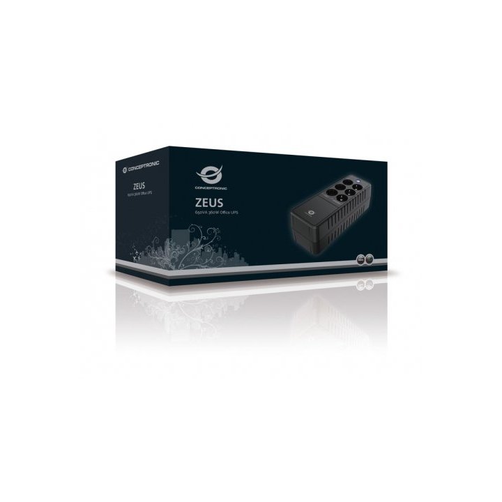 Sai 600va Conceptronic 360w Oficina 6 Tomas Enchufe Proteccion Puerto Lan Modem