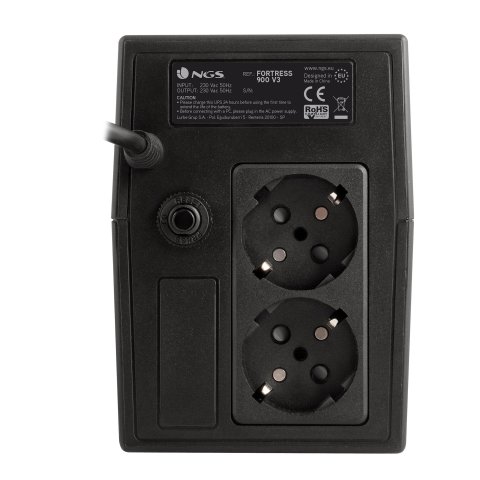Sai Ngs Fortress900 V3 Off Line Ups 600va 360w Avr Shucko Plugx2