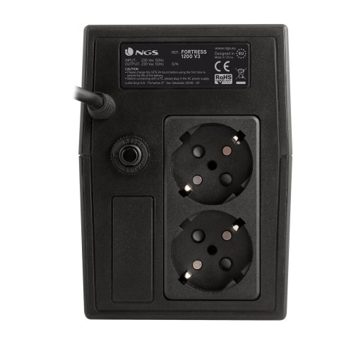 Sai Ngs Fortress 1200 V3 Off Line Ups 800va 480w Avr Shucko Plugx2