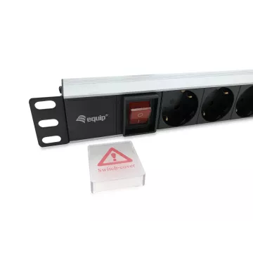 Regleta Alimentacion Aluminio Rack 19" 1u 8 Tomas Con Interruptor 2
