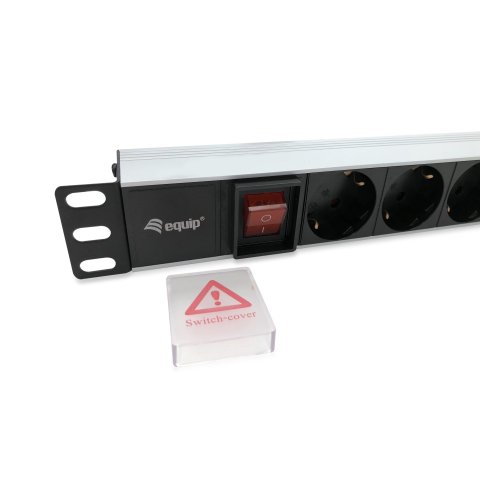 Regleta Alimentacion Aluminio Rack 19" 1u 8 Tomas Con Interruptor