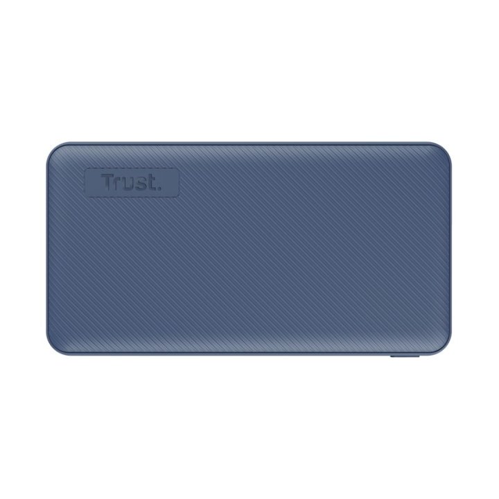 Powerbank Universal Trust Urban Primo Eco 10000 Ultrafina 25028 Azul 10000mah - 2 X Usb-a - 1 Usb-c
