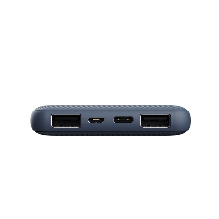 Powerbank Universal Trust Urban Primo Eco 10000 Ultrafina 25028 Azul 10000mah - 2 X Usb-a - 1 Usb-c