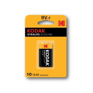 Pila Kodak Alcalina Xtralife 9v Lr61 Blister*1 (ecotasas Incluidas)