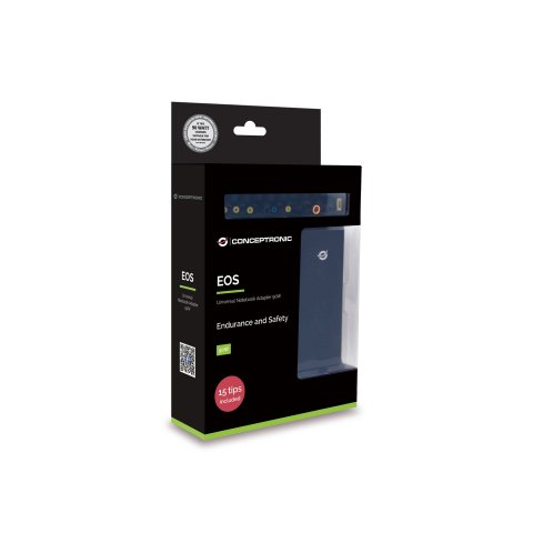Cargador Universal De Portatil Conceptronic 90w Automatico 12v A 20v 15 Tips