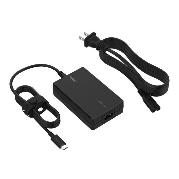 Cargador Universal De Portatil Belkin Inc016glbk Usb-c Gan 100w Pd Cable 2.5m