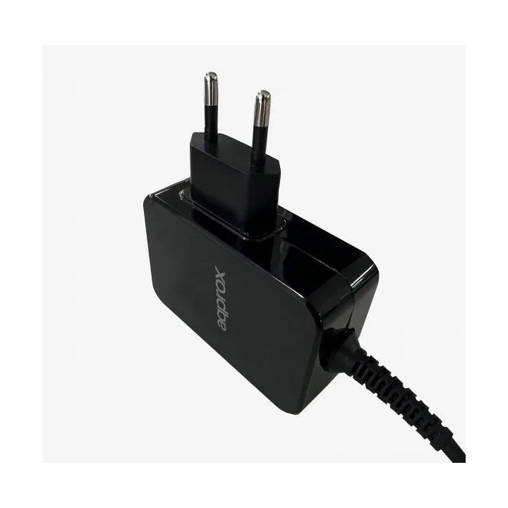 Cargador De Pared Approx Appa65c V2 Conector Type-c 65w Para Portatiles, Tablets ,smartphone