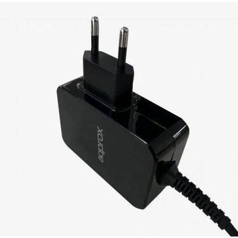 Cargador De Pared Approx Appa65c V2 Conector Type-c 65w Para Portatiles, Tablets ,smartphone