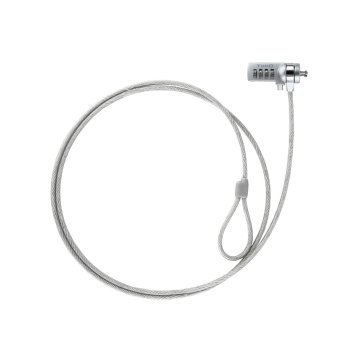 Cable De Seguridad Portatiles monitores televisiones Tooq Tqclk0015 Con Combinación 1.5 M Sistema Kensington