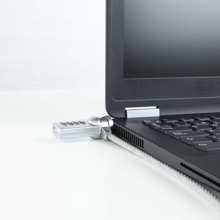 Cable De Seguridad Portatiles monitores televisiones Tooq Tqclk0015 Con Combinación 1.5 M Sistema Kensington