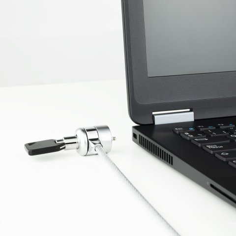 Cable De Seguridad Portatiles monitores televisiones Tooq Tqclk0025 Con Llave 1.5 M Sistema Kensington