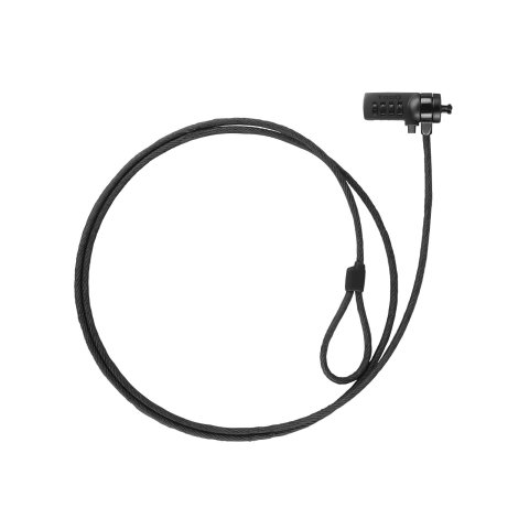 Cable De Seguridad Portatiles monitores televisiones Tooq Tqclk0015-g Con Combinación 4 Digitos 1.5 M Sistema Kensington