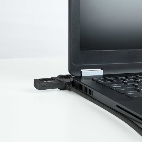 Cable De Seguridad Portatiles monitores televisiones Tooq Tqclk0015-g Con Combinación 4 Digitos 1.5 M Sistema Kensington