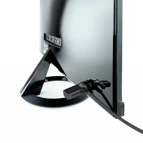 Cable De Seguridad Portatiles monitores televisiones Tooq Tqclk0015-g Con Combinación 4 Digitos 1.5 M Sistema Kensington