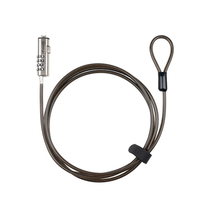 Cable Deseguridad Portatiles  monitores televisores Tooq Tqclkc0035-g Sistema Nano Con Combinacion