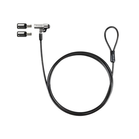 Cable Deseguridad Portatiles  monitores televisores Tooq Tqclkc0045-g Sistema Nano Con Llave